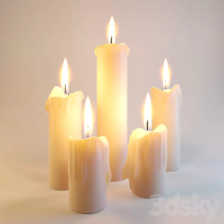 Candlelight 3D Model