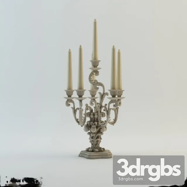 Candlestick 3D Model Download