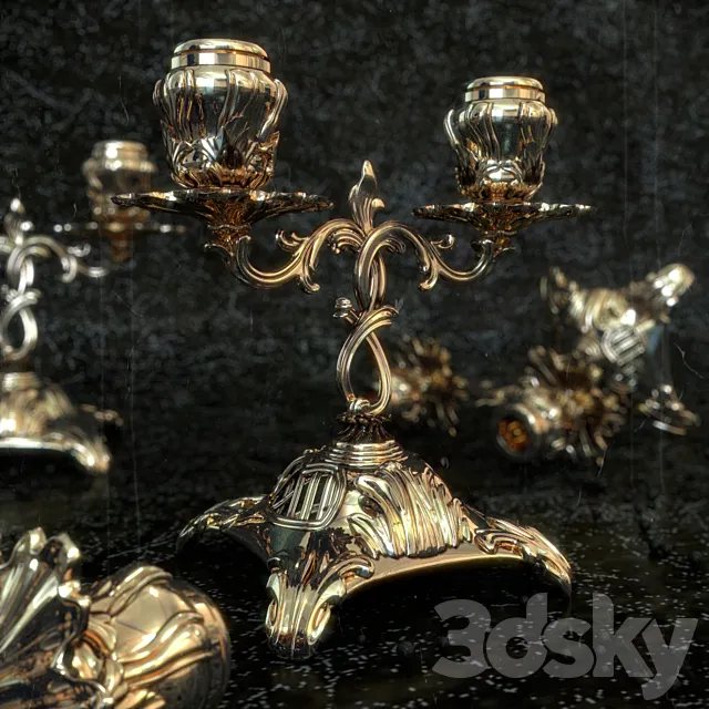 Candlestick 3DModel Candlestick 3DModel