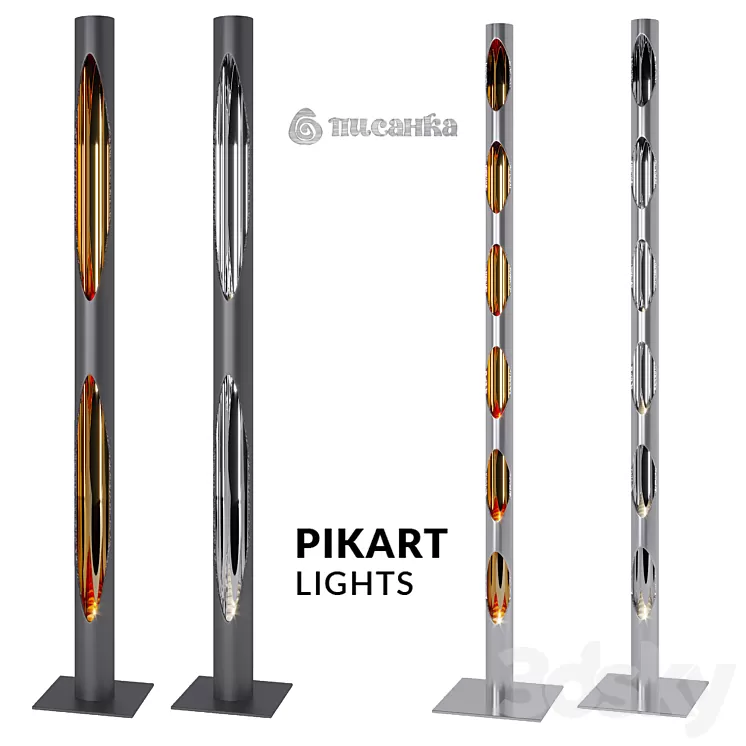 Candlesticks Candelight art. 5726 3D Model Candlesticks Candelight art. 5726 3D Model