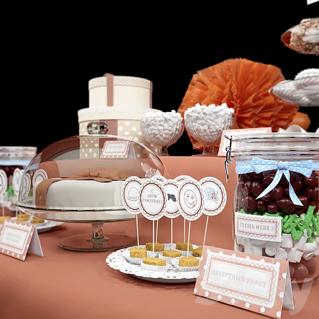 Candy bar _ Set # 2 3D Model