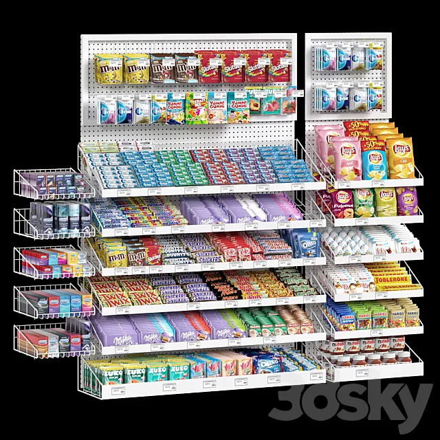 Candy rack 3 3D Model