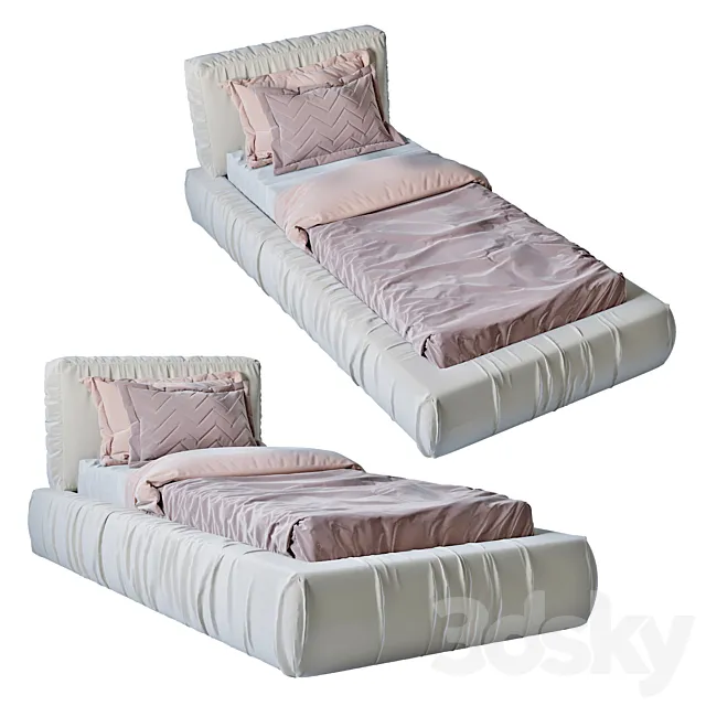 Candy_kids bed 3D Model Candy_kids bed 3D Model