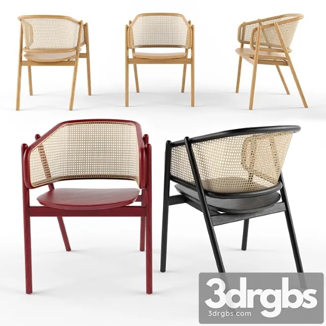 Cane Chair 01 By Cane Collection 3D Model Download