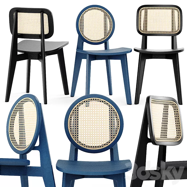 CANE CHAIR – 01 CANE CHAIR – 02 3D Model CANE CHAIR – 01 CANE CHAIR – 02 3D Model