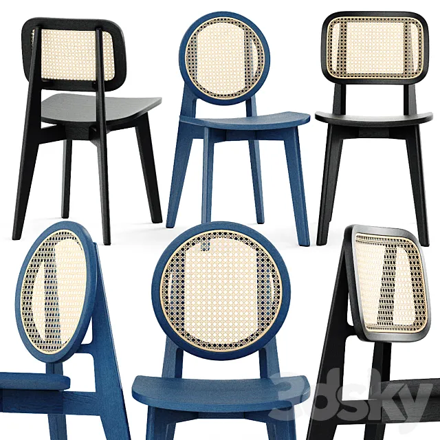 CANE CHAIR – 01. CANE CHAIR – 02 3DModel