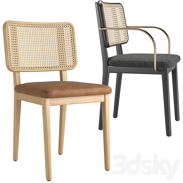 Cane Chair 3D Model