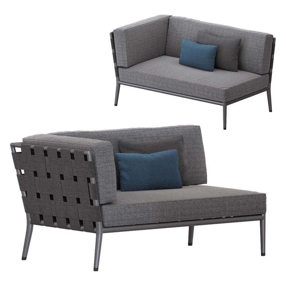 Cane-line – 2-seat sofa Conic 3D Model Cane-line – 2-seat sofa Conic 3D Model