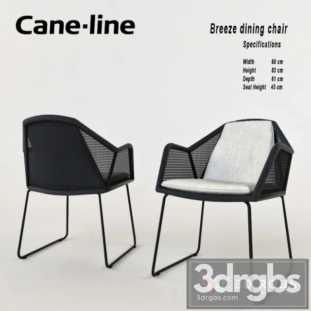 Cane Line Breeze Dining Chair 3D Model Download Cane Line Breeze Dining Chair 3D Model Download