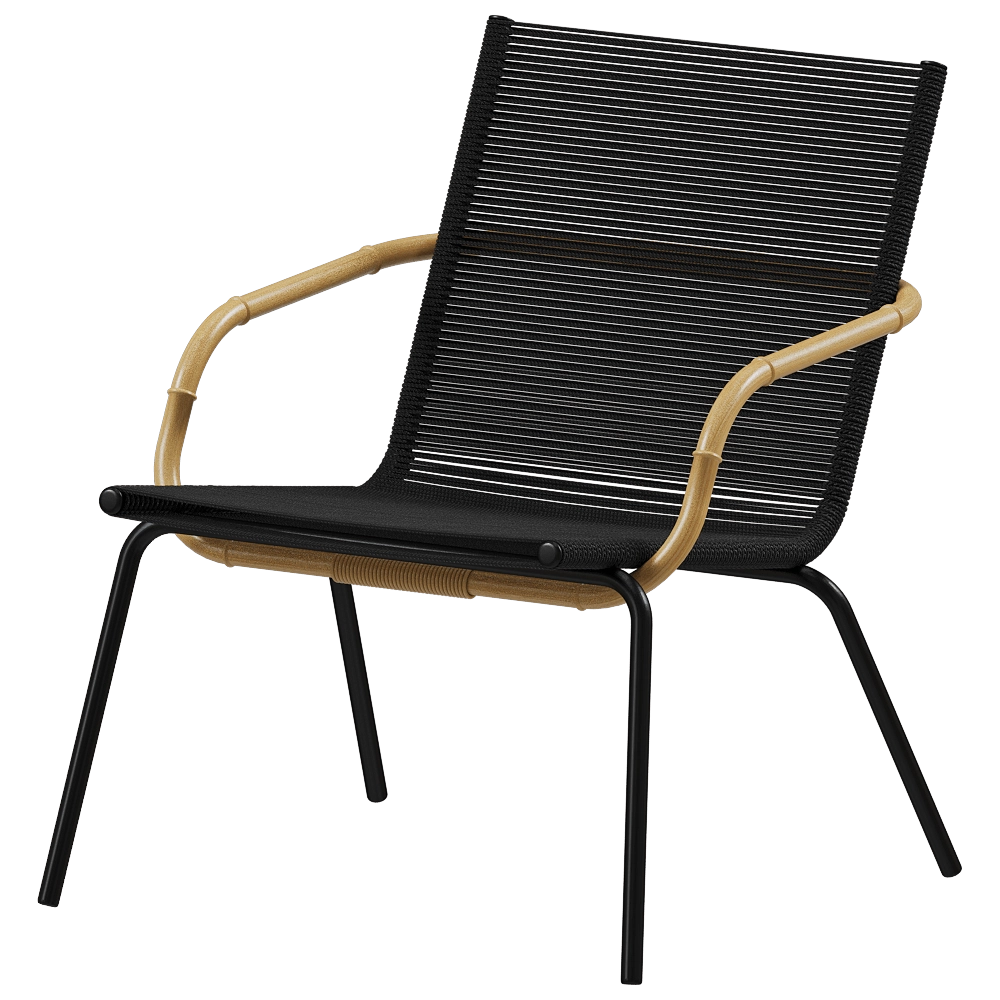 Cane-line – Lounge chair Sidd 3D Model Cane-line – Lounge chair Sidd 3D Model