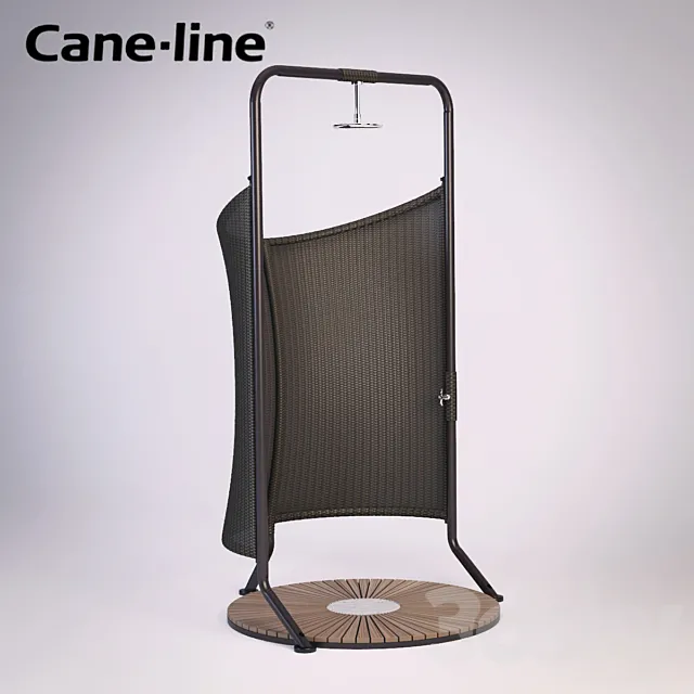 Cane-line Richmond outdoor shower 3D Model Cane-line Richmond outdoor shower 3D Model