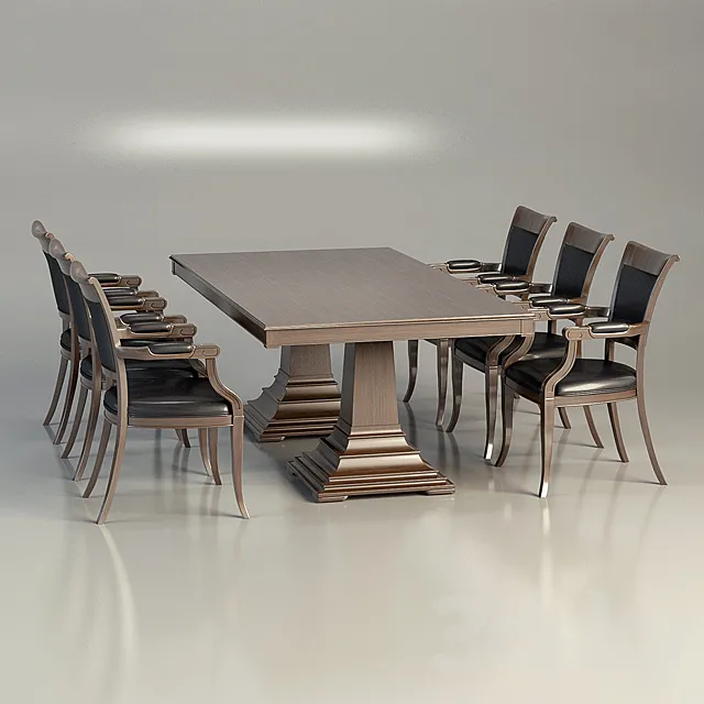 Canella table and chair 3DModel