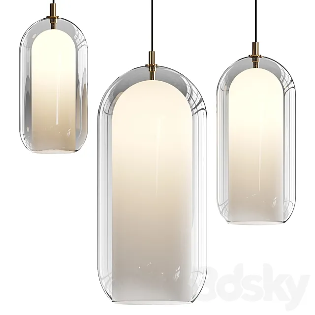 Cangini & Tucci Aeron Pendant Lamps 3D Model Cangini & Tucci Aeron Pendant Lamps 3D Model