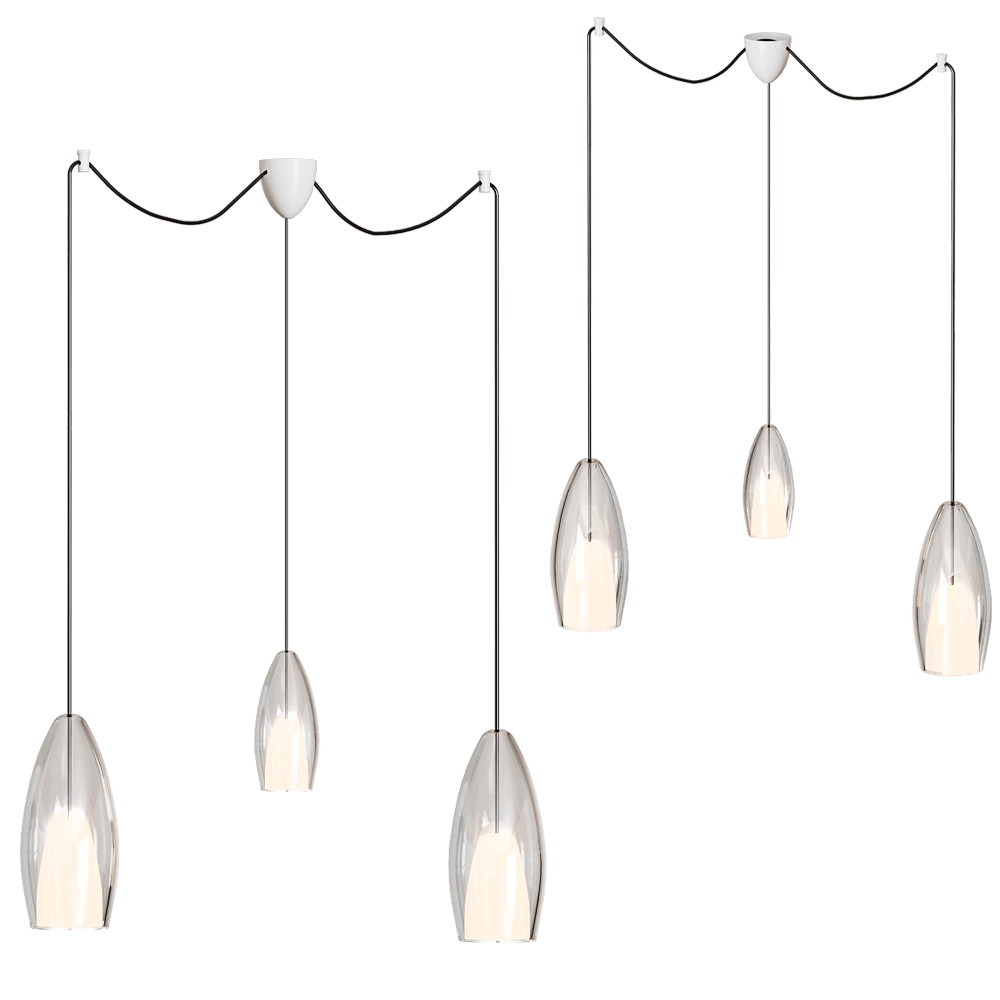 Cangini & Tucci – Ceiling lamp Flute 5 3D Model Cangini & Tucci – Ceiling lamp Flute 5 3D Model