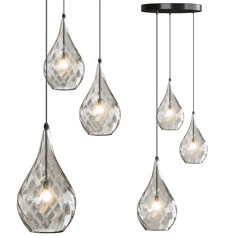Cangini & Tucci – Ceiling lamp Lacrima 3 3D Model Cangini & Tucci – Ceiling lamp Lacrima 3 3D Model