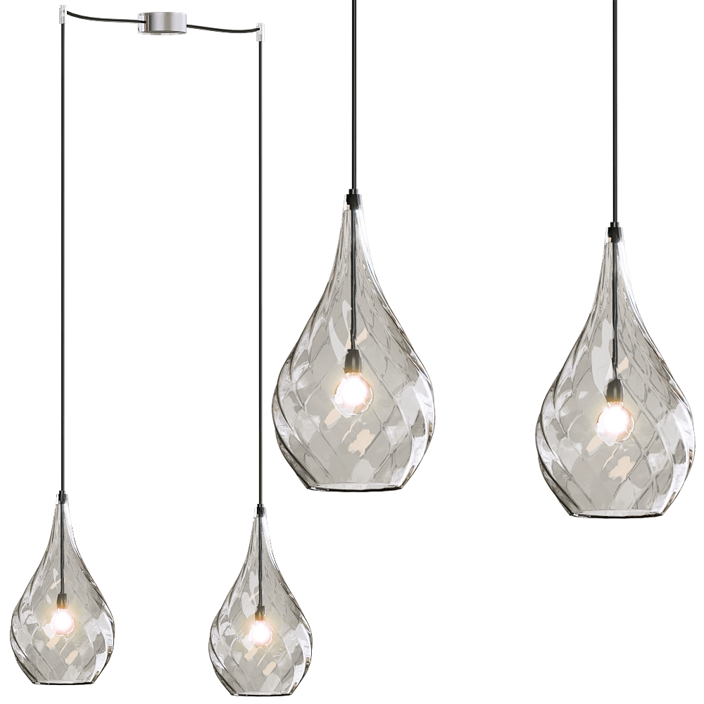 Cangini & Tucci – Ceiling lamp Lacrima 4 3D Model Cangini & Tucci – Ceiling lamp Lacrima 4 3D Model