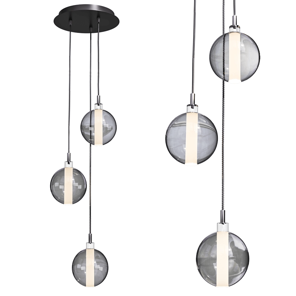 Cangini & Tucci – Pendant lamp Eclisse 1299.3L 3D Model