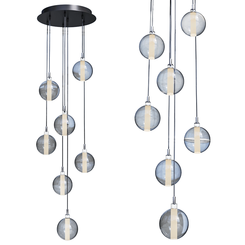 Cangini & Tucci – Pendant lamp Eclisse 1299.7L 3D Model