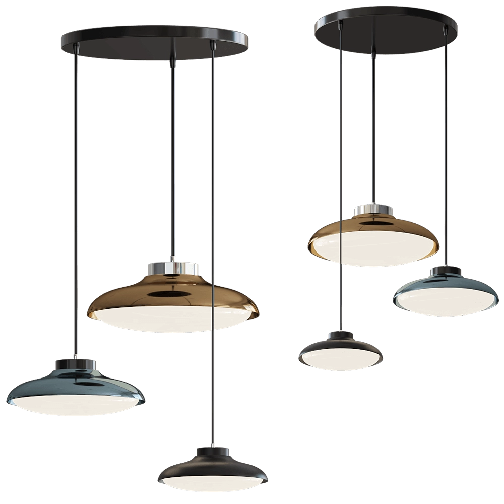 Cangini & Tucci – Pendant lamp Fiji 1489MX.50.3L 3D Model Cangini & Tucci – Pendant lamp Fiji 1489MX.50.3L 3D Model