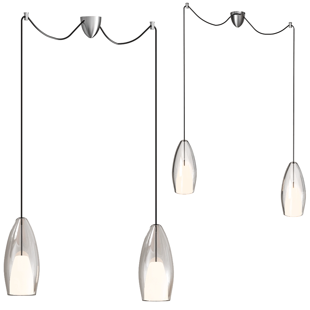 Cangini & Tucci – Pendnat lamp Flute 4 3D Model Cangini & Tucci – Pendnat lamp Flute 4 3D Model