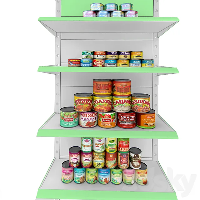 Canned food 3DModel