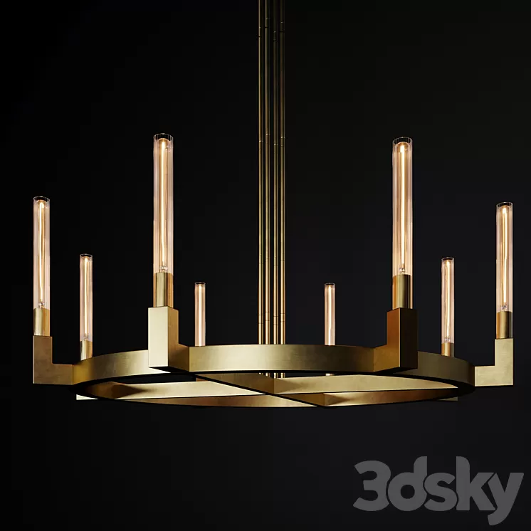 CANNELE ROUND CHANDELIER 3D Model CANNELE ROUND CHANDELIER 3D Model
