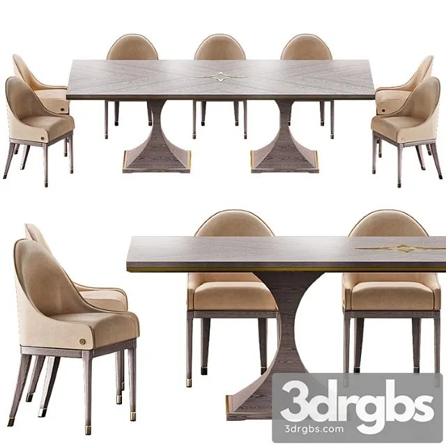 Cannes Montenapoleone Chairs and Royal Montenapoleone Tables 3D Model Download Cannes Montenapoleone Chairs and Royal Montenapoleone Tables 3D Model Download
