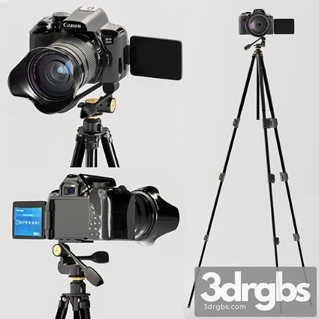 Canon 750d 3D Model Download