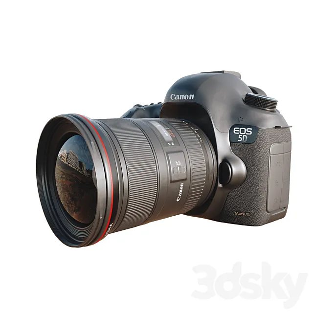 Canon EOS 5D Mark III Camera 3DModel Canon EOS 5D Mark III Camera 3DModel