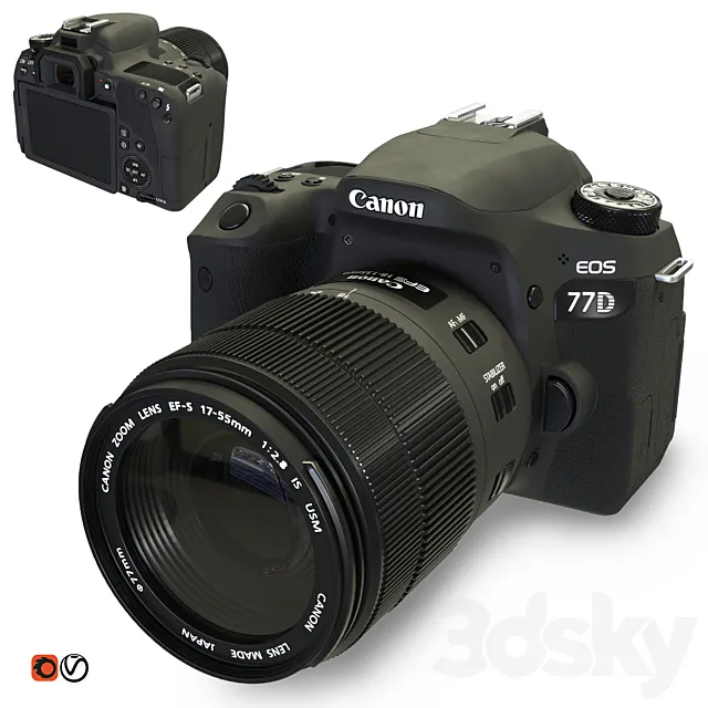 Canon EOS 77D SLR Camera Free Download
