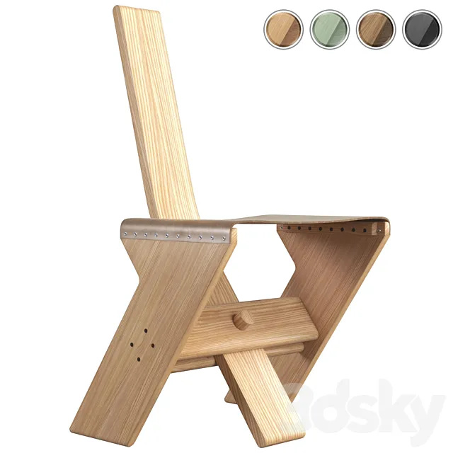 Canone Chair By Lando Studio 3DModel Canone Chair By Lando Studio 3DModel