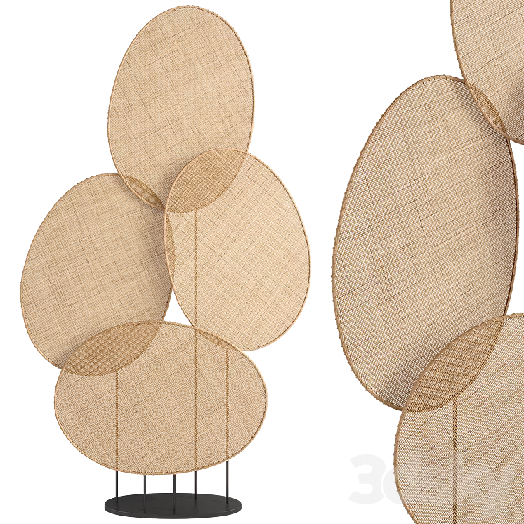 Canopee Woven Rattan Screen La Redoute 3D Model Free Download Canopee Woven Rattan Screen La Redoute 3D Model Free Download