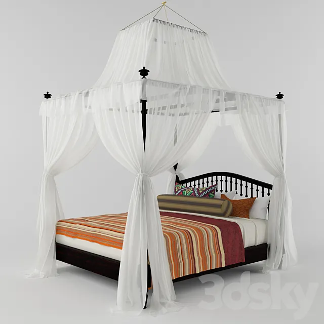 Canopy bed 3DModel