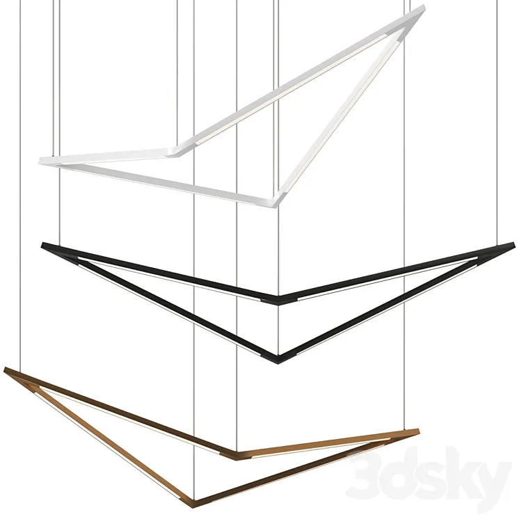 Canopy Brid by Koncept Pendant Lamp 3D Model Free Download