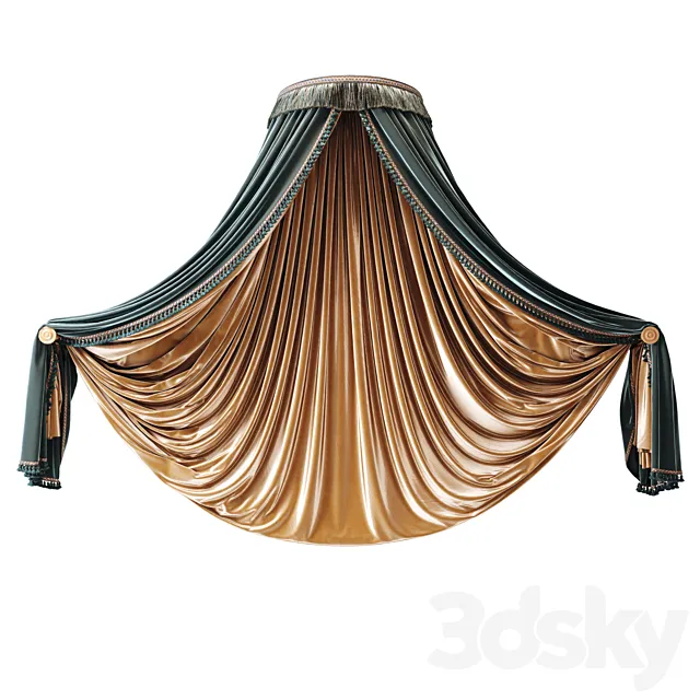Canopy from Conchiglia bed. Provasi Factory. 3DModel Canopy from Conchiglia bed. Provasi Factory. 3DModel