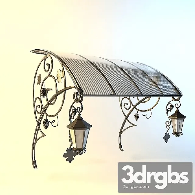 Canopy Grapevine 3D Model Download