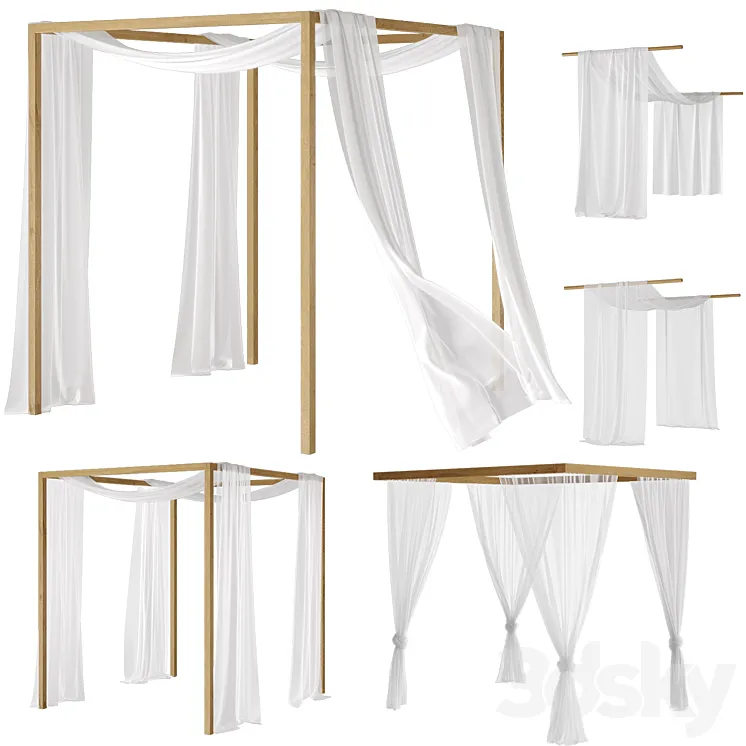 Canopy set 3D Model Free Download