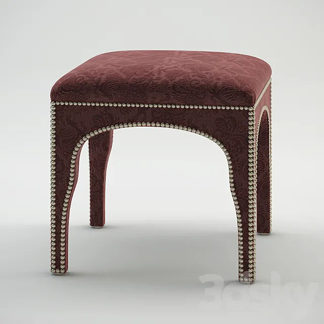 Canter Ottoman – 33-739 3D Model Canter Ottoman – 33-739 3D Model