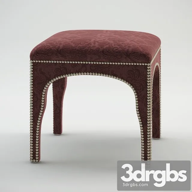 Canter Ottoman Centure Furniture 3D Model Download