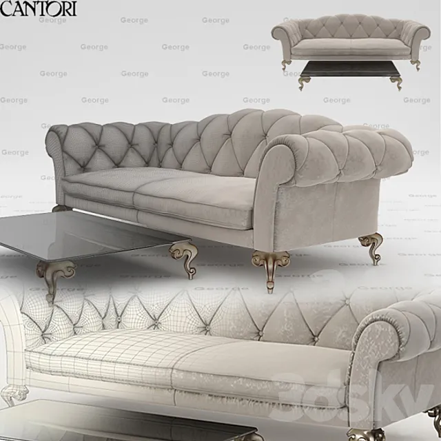 Cantori _ George 3D Model Cantori _ George 3D Model