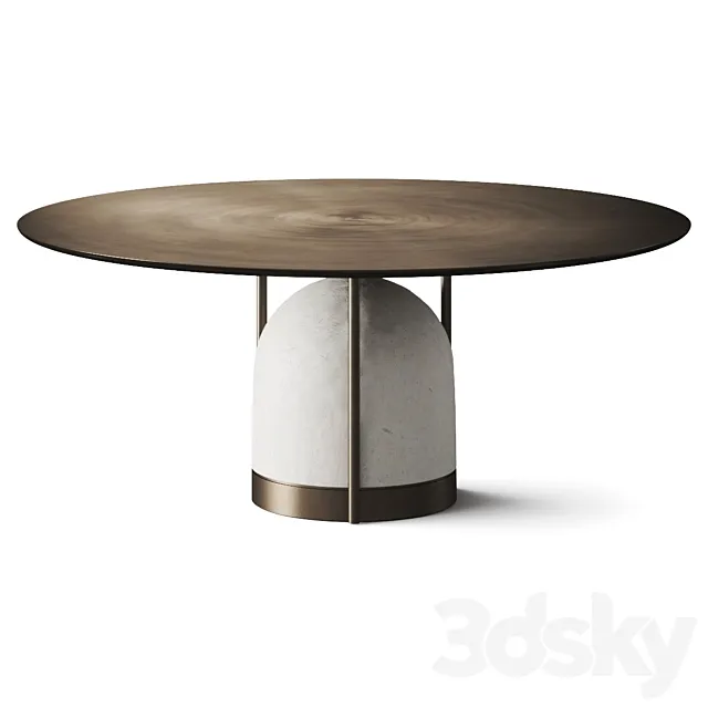 Cantori Arcano Round Dining Table 3D Model