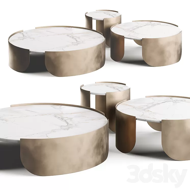 Cantori Atenae Coffee Table 3D Model