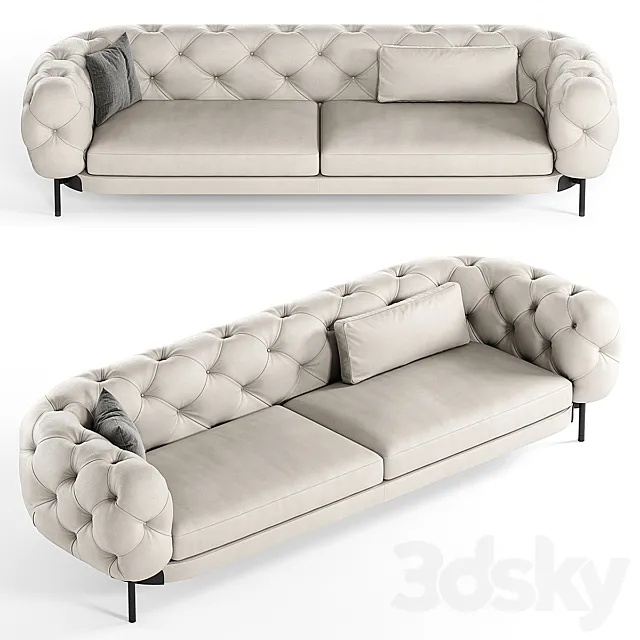 Cantori Atenae sofa 3D Model Cantori Atenae sofa 3D Model