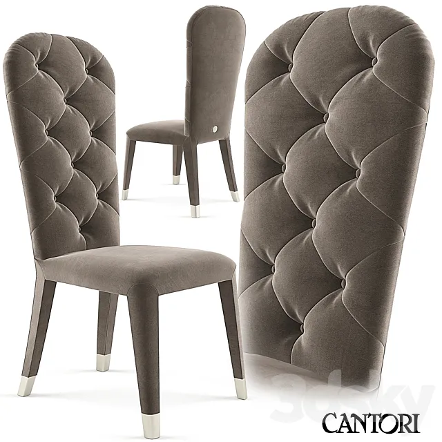 Cantori Liz high chair 3DModel