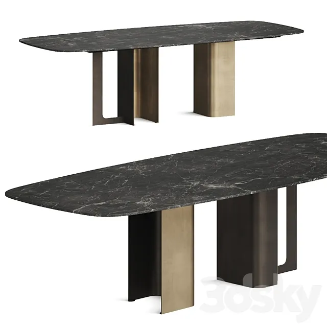 Cantori Mirage 2 Dining Table 3D Model