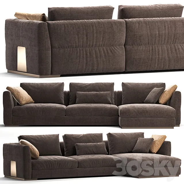Cantori montecarlo angolare sofa 3DModel