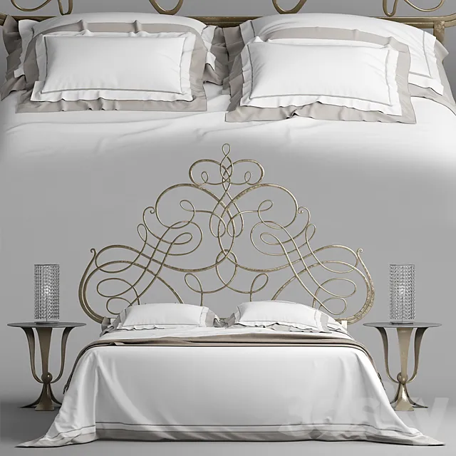 Cantori PASCIÀ Bed 3DModel Cantori PASCIÀ Bed 3DModel