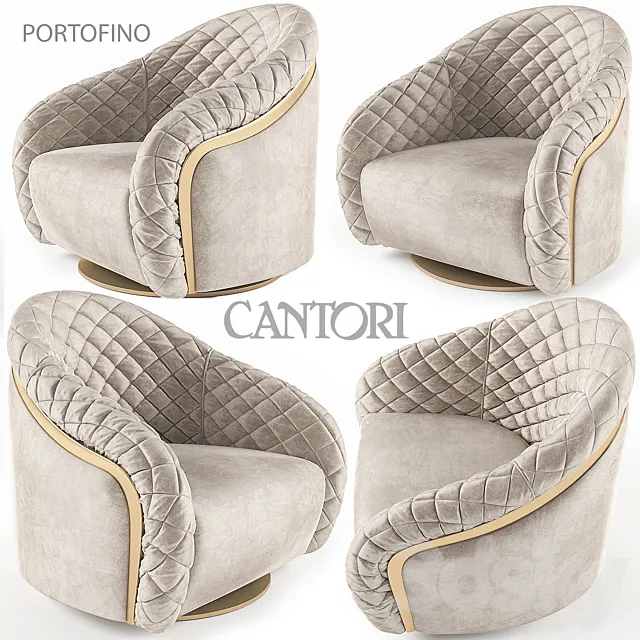 Cantori Portofino armchair 3DModel