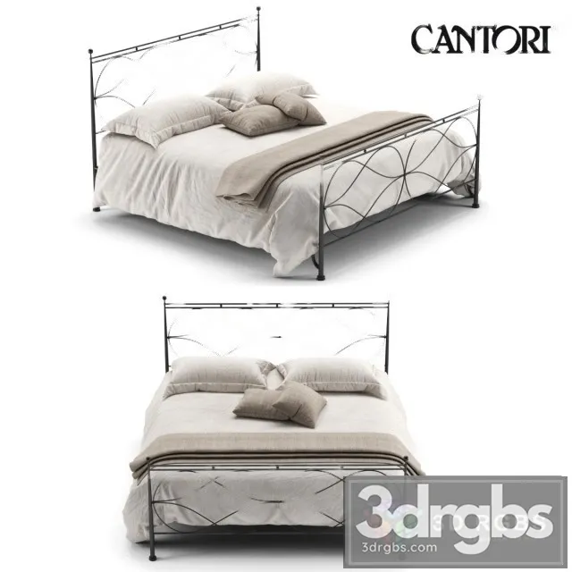 Cantori Raphael Bed 3D Model Download