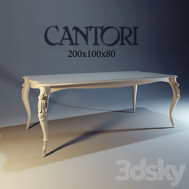 Cantori-table-Gregory madia 3D Model